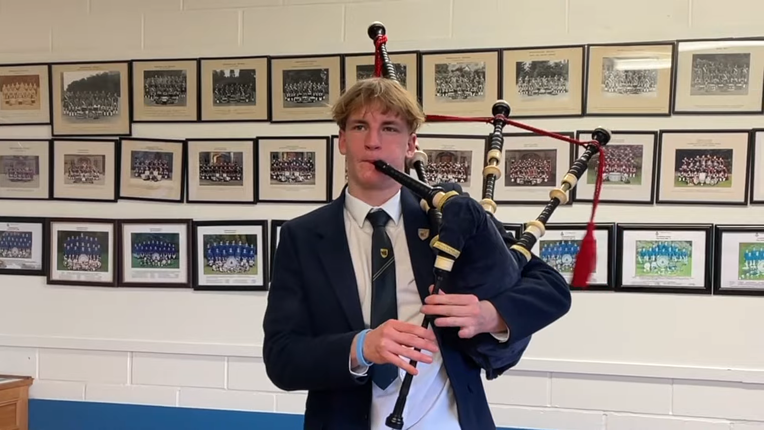 Strathallan pipers join SAINT PHNX on major track 