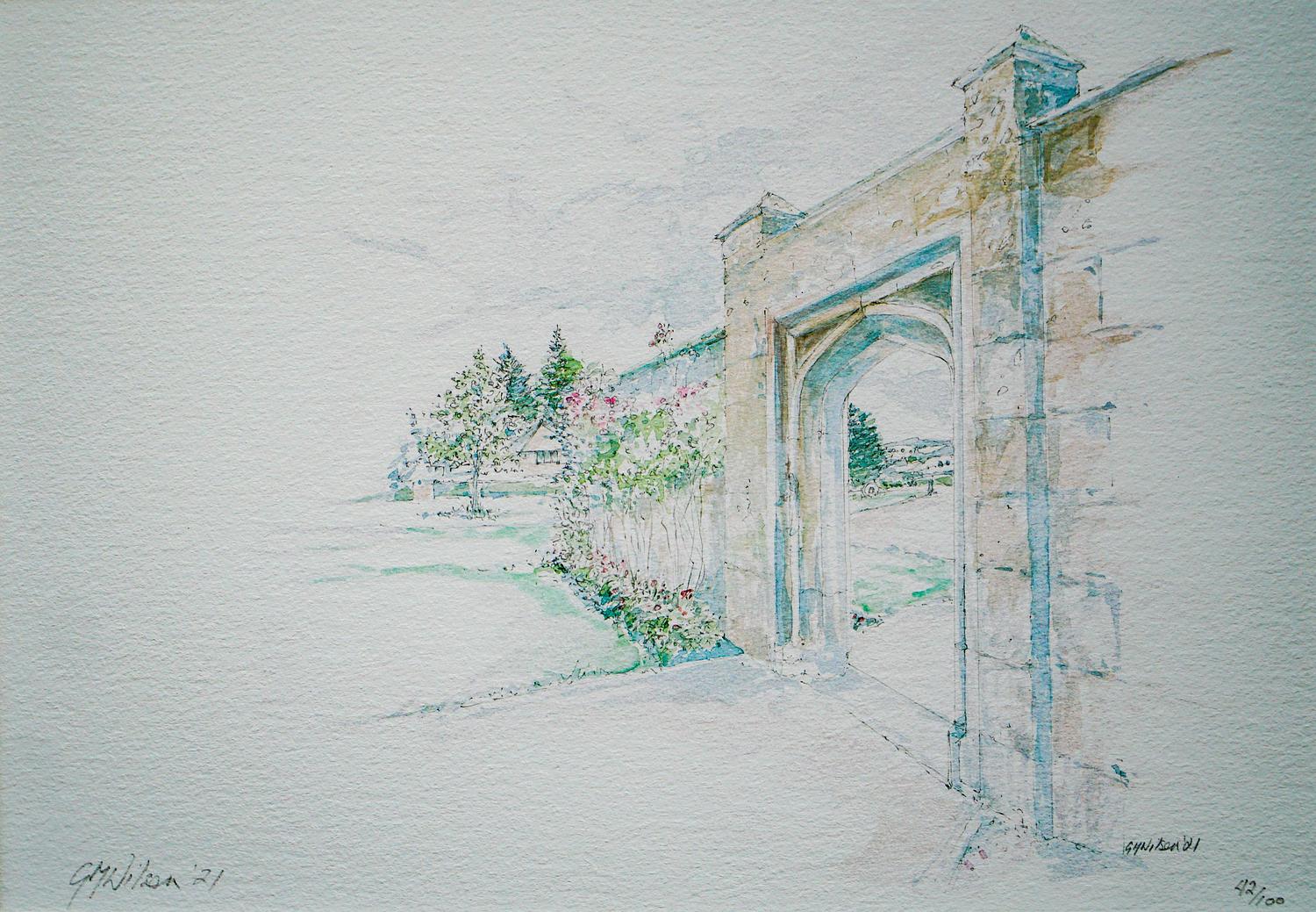 Strathallan in watercolour