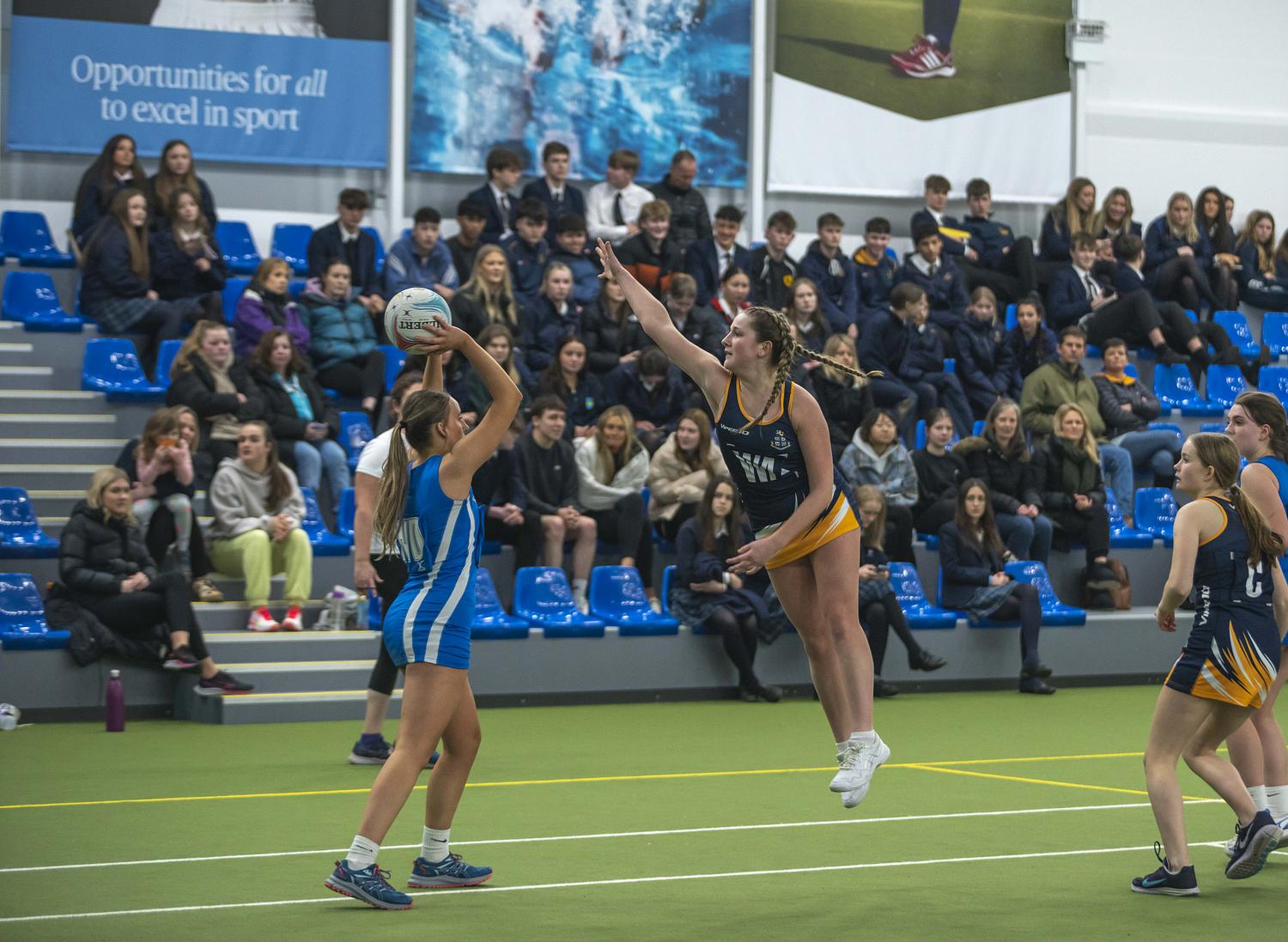 Strathallan netballers fly into Scottish Schools Cup Semi-Final