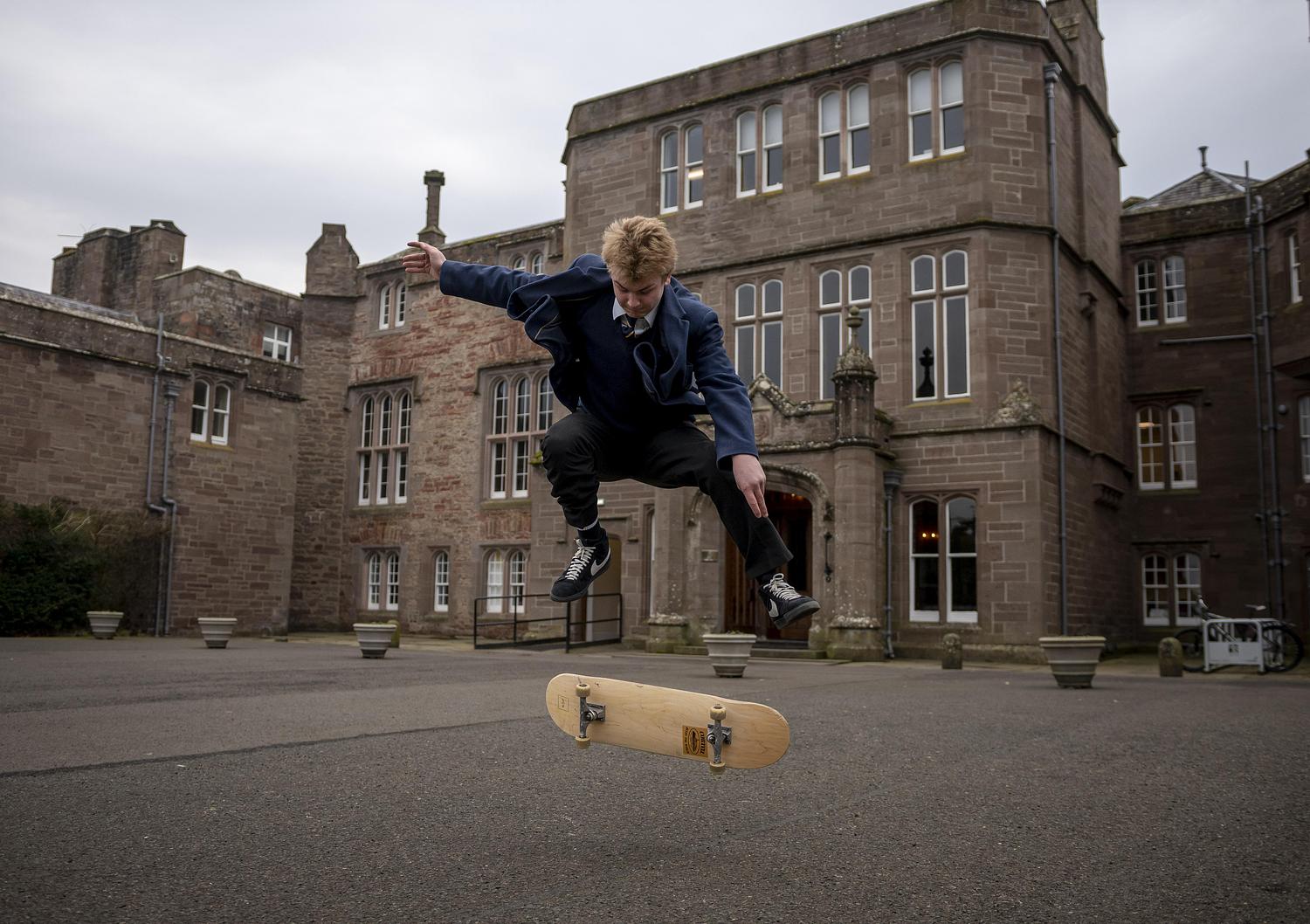 Max lands a spot on top skateboard team