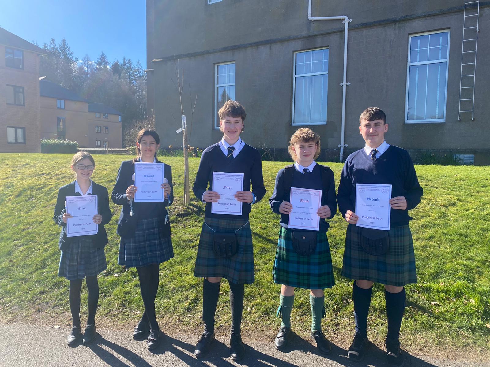 Record number of Strathallan students Perform in Perth Strathallan School Leading Scottish