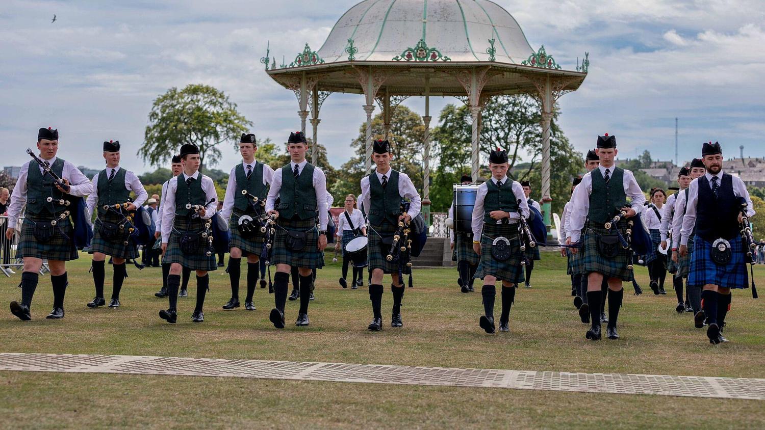 Strathallan School Pipe Band Secures Top 10 Position at European Championships