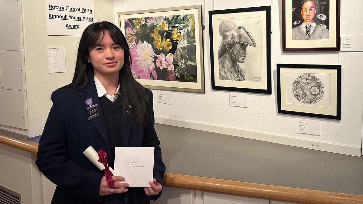 Strathallan student picks up Perthshire's Senior Young Artist of the Year Award