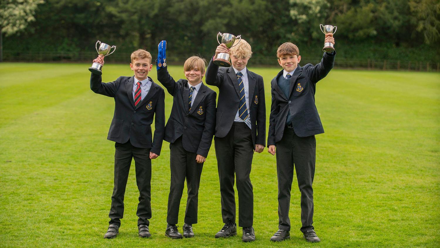 Strathallan Prep Pupils sprint to success in triple Cross Country triumph