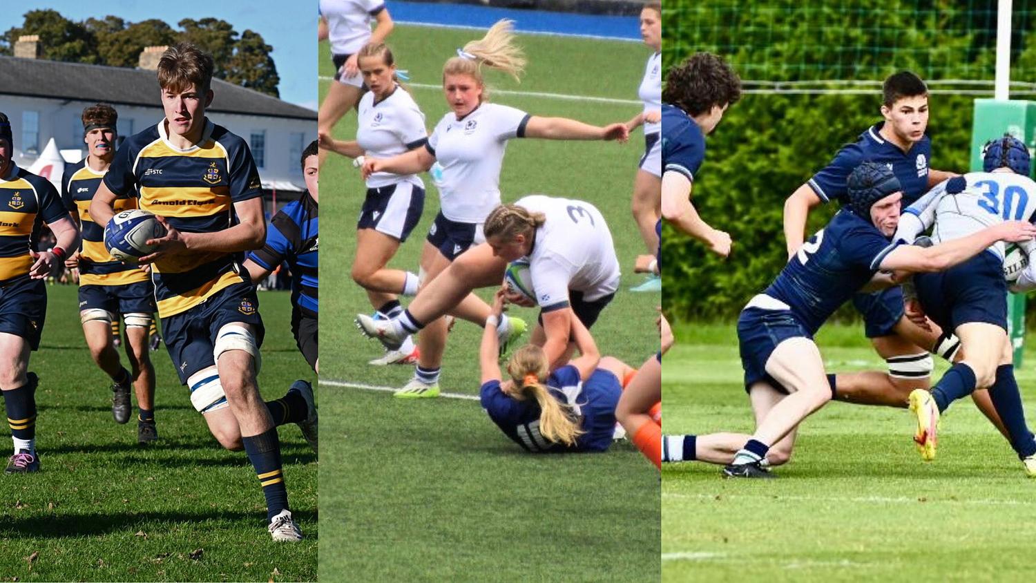 Standout Summer of Rugby Selection for Strathallan students