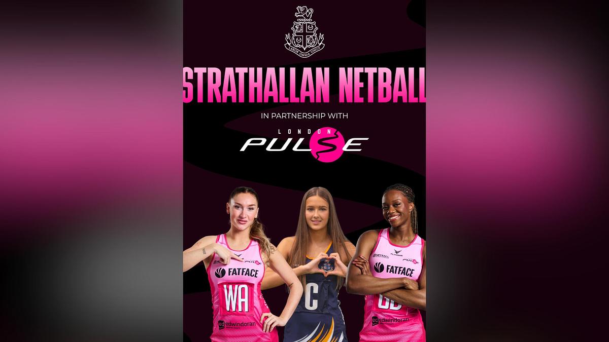 Strathallan Netball launches partnership with London Pulse