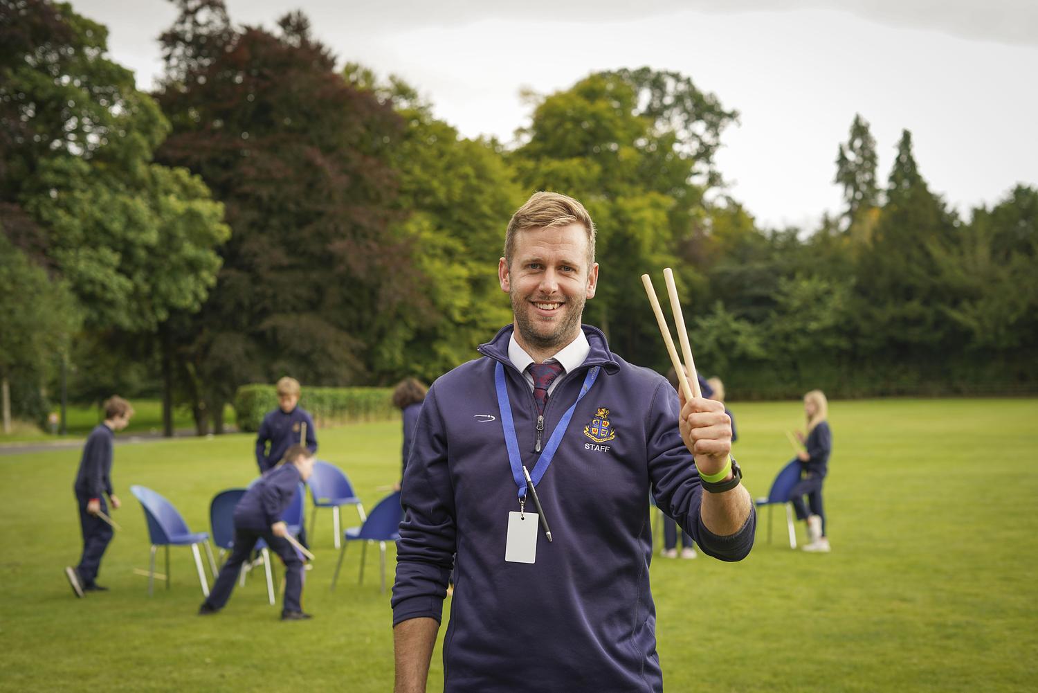 Offbeat education: Perthshire teachers craft hundreds of drumsticks for pupils