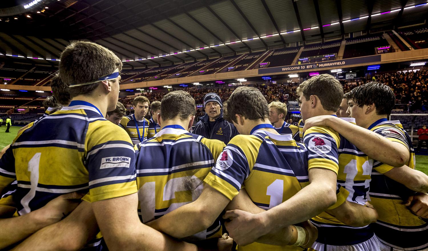 Pitchside with our Director of Rugby