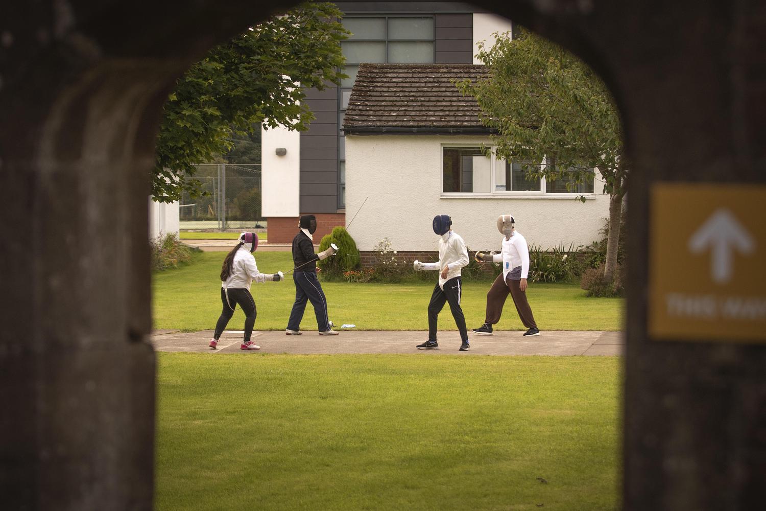 Back on target: Fencing at Strathallan